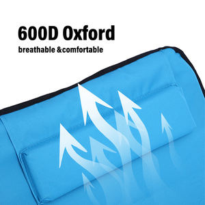 E-RIKE 5 Levels Adjustable Backrest Beach <strong>Chair</strong> Oxford Ultralight Outdoor Portable Folding Beach Lounger Headrest Fishing - Product Image 3