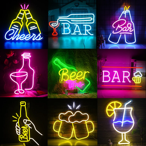 Custom <strong>Neon</strong> Light <strong>Sign</strong> for <strong>Beer</strong> Bar Handmade Glass <strong>Neon</strong> Lamp Wall Decor for Home Room Windows Party - Product Image 6