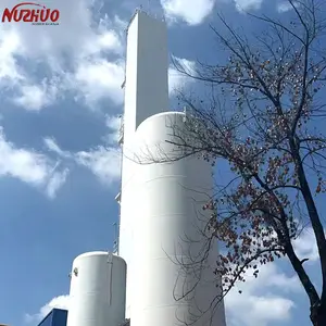 Nuzhuo planta de separação de ar oxigênio, equipamento cryogenic geração de gás oxigênio líquido 99%