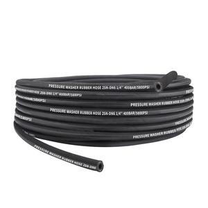 DN6 <span class=keywords><strong>1</strong></span>/<span class=keywords><strong>4</strong></span> "* 400bar / 5800psi * <span class=keywords><strong>2SN</strong></span> стальной проволоки Плетеный гидравлический резиновый шланг омывателя резиновый шланг - Product Image 1