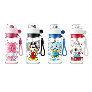 2026 Luxury Transparent Double Wall Water Bottle with Handle Wholesale Custom Logo Eco Friendly Portable <b>Plastic</b> Travel Cup - Product Image 1