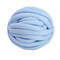 Couverture en laine islandaise faite à la main velours chaud coton nid pour animaux de compagnie oreiller coussin épais fil mélangé bandes à tricoter sac