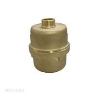 Meter Air Volumetrik Prabayar Kuningan Industri Akurat 15mm IP68 DN15 Bersertifikasi ISO4064 Tersedia OEM