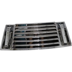 Grille de ventilation de capot Royal Sun, chromée, compatible avec Hummer H2 25928163 - Product Image 3