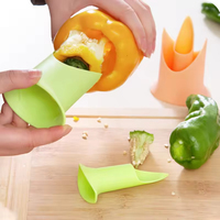 Huis-En Keukenaccessoires Nieuwe Producten Plastic Tomaat Chili Peper Corer Fruit & Groente Gereedschap