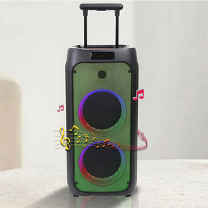 Kép 8 inch <span class=keywords><strong>Bluetooth</strong></span> Loa RGB LED chiếu sáng bass dài tuổi thọ pin nhà Rạp điện thoại di động bên máy tính sân khấu ngoài trời - Product Image 1