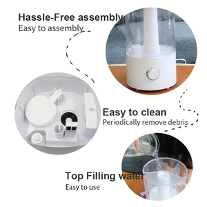 Humidificateur à ultrasons électrique en plastique de 3,5 L avec diffuseur de parfum d'aromathérapie pour hôtel, usage domestique, garantie 1 an - Product Image 4