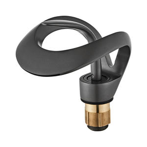 <span class=keywords><strong>Grifo</strong></span> de <span class=keywords><strong>lavabo</strong></span> de lujo, <span class=keywords><strong>grifo</strong></span> mezclador de <span class=keywords><strong>cascada</strong></span> para baño, <span class=keywords><strong>grifo</strong></span> mezclador de fregadero de agua fría y caliente montado en Cubierta de latón - Product Image 6