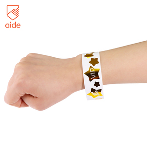 Biểu Tượng Tùy Chỉnh Tổng Hợp Giấy Vòng Đeo Tay Cá Nhân Giấy Vé Dây Đeo Cổ Tay Sự Kiện Tyvek Giấy Dây Đeo Cổ Tay Với Biểu Tượng Tùy Chỉnh - Product Image 2