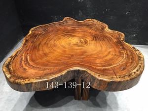 Bàn Cổ Trang Chủ Phòng Khách Đồ Nội Thất Gỗ Nghệ Thuật Rắn Walnut Slab Ăn Zebra Bàn Gỗ Side Bàn Cà Phê - Product Image 5