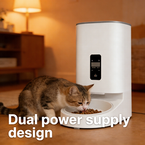 Tierbedarfsprodukte 4L Zeitgesteuerter Automatischer Hundefutterspender mit Getreideausgabe - Product Image 6