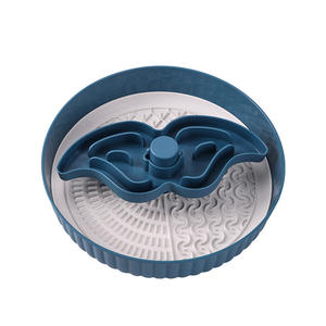 2025 FE vente en gros rotatif amusant Pet Puzzle bol nourriture lente Pad lécher tapis interchangeable en plastique bols pour animaux de compagnie mangeoires pour usage extérieur chats - Product Image 5