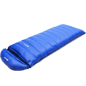 ถุงนอนแบบซองน้ำหนักเบาพิเศษ 800 กรัม (1.76 ปอนด์) ไส้ขนห่าน สำหรับตั้งแคมป์กลางแจ้ง 4 ฤดู ผ้าไนลอน สำหรับเด็ก - Product Image 1