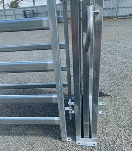 Nhà Sản Xuất 2M Chiều Cao Mạ Kẽm Sử Dụng Ống Thép Gia Súc Chăn Nuôi Trượt Cổng - Product Image 6