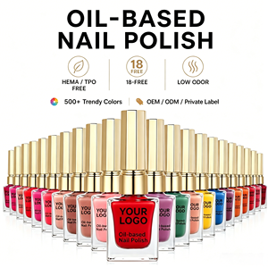 Esmalte de Uñas Profesional de Alta Calidad, Muestra Gratuita, Natural, Bajo Olor, Secado al Aire, Larga Duración, a Base de Aceite, Regular - Product Image 4