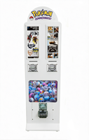 Distributeur automatique portable 2 emplacements pour cartes, autocollants et jouets en capsule, modèle Impulse Purchase, pour salles de mariage de renommée mondiale