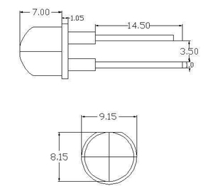 Vanfun Chất lượng cao <span class=keywords><strong>5</strong></span> volts 8 mét mũ rơm micro <span class=keywords><strong>LED</strong></span> thành phần ngoài trời <span class=keywords><strong>LED</strong></span> Diode ánh sáng phát ra cho ngọn đuốc & đèn sử dụng - Product Image 6