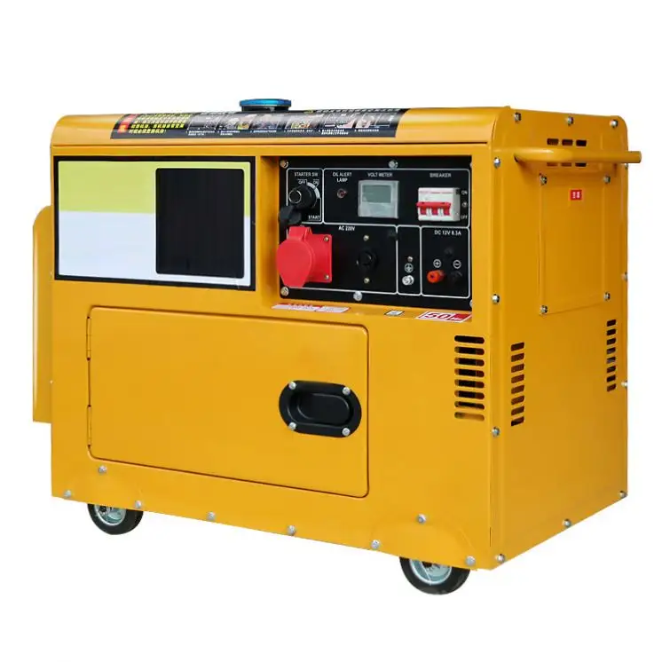 Generator Diesel Silent sistem pengaturan kecepatan mesin digital opsional