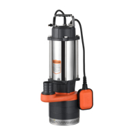 Pompe à eau submersible multi-étages haute pression, haut débit, haute hauteur de refoulement, interrupteur à flotteur en acier inoxydable, fil 100% cuivre, OEM