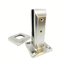 Barrière en verre condibe aisi304 brosse satinée garde-corps broche
