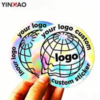Autocollant décoratif pour vitre de voiture en vinyle durable, écologique, imperméable, découpé sur mesure, effet holographique, laser arc-en-ciel