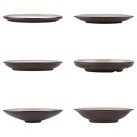Set Piring Makan Melamin A5 Food Grade Dua Warna, Piring Hot Pot, Piring Barbekyu