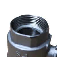 Vanne à boisseau sphérique en acier inoxydable 316, 1/2"-2", 1000WOG, type marche/arrêt