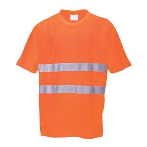 PORTWEST - S172ORRXXL Cotton Comfort <b>hi</b>-<b>vis</b> <b>orange</b> T-shirt - EAN 5036108216703 <b>HI</b>-<b>VIS</b> WORKWEAR - Product Image 1