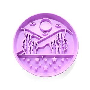 Evcil Hayvanlar İçin Silikon Mama Kabı Yavaş Beslenme Tabağı Köpek Yalama Tabağı Yavaş Beslenme Pedi Yuvarlak Tabak Yavaş Beslenme Kabı Pedi - Product Image 5