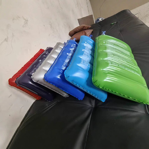 PVC Flocking Inflatable <strong>Pillow</strong> Travel Camping Rectangular Nap Convenient Outdoor &amp; Indoor - Product Image 1