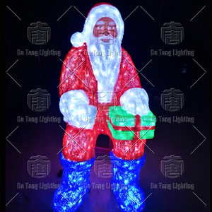ไฟประดับรูปซานตาคลอส 3 มิติ แบบ LED สำหรับตกแต่งสวนสาธารณะในช่วงคริสต์มาส - Product Image 2