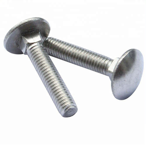 Boulon à tête ronde en acier inoxydable/aluminium haute résistance, adapté aux machines de construction industrielle, applications lourdes - Product Image 1