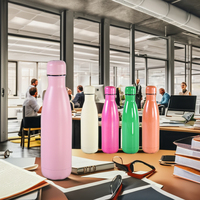 Logo personnalisé gobelets en acier inoxydable de 17oz bouteille d'eau étanche en forme de cola pour la fête de mariage célébration de la vaisselle