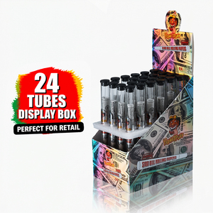 HoneyPuff $100 Bill Papiers à rouler Cône King Size Fumer Rouler Cônes Tubes Emballage en plastique transparent - Product Image 3