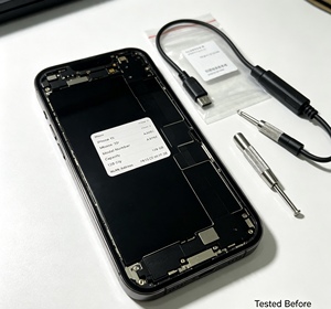 จอแสดงผลประกอบสำเร็จสำหรับ iPhone 15 ขายส่ง ผ่านการทดสอบแล้ว อะไหล่เปลี่ยนหน้าจอสัมผัส LCD - Product Image 5