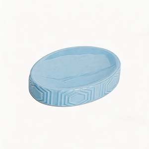 <span class=keywords><strong>Portasapone</strong></span> in Ceramica Geometrico Moderno Ecologico con Logo Personalizzato, Supporto Decorativo Ovale per Sapone da <span class=keywords><strong>Bagno</strong></span> e <span class=keywords><strong>Doccia</strong></span> - Product Image 4