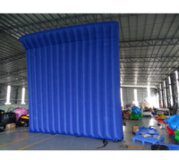 Barrière acoustique gonflable portable, clôture insonorisante pour le contrôle du bruit sur les chantiers de construction, barrière acoustique gonflable
