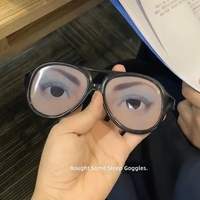 Lunettes fantaisie à monture épaisse en plastique, pour farces, accessoires de photomaton, cadeaux, vente en gros
