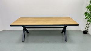 OTA-8149 Aluminum Stacking Outdoor Metal Wood <strong>Table</strong> <strong>Set</strong> Patio <strong>Garden</strong> Metal Coffee or Dinning Picnic Chairs <strong>Table</strong> <strong>Set</strong> - Product Image 5