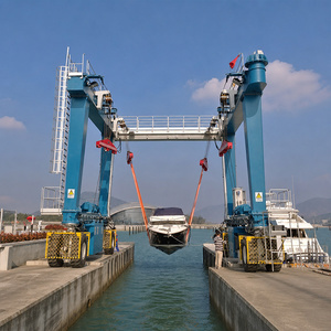 Grue de quai pour yacht à conception personnalisée, vente directe, 50 tonnes, élévateur de bateau compact, palan pour bateau, <span class=keywords><strong>voilier</strong></span> - Product Image 5