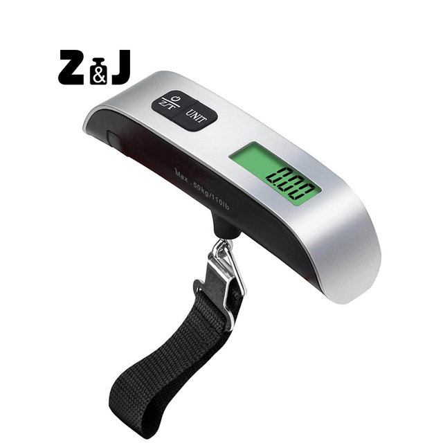 Pocket Size Electronic Suitcase Weighing Scale Travel Luggage Scale 50kg Portable Digital Scale