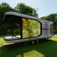 Maison mobile préfabriquée OEM, capsule spatiale, maison/remorque préfabriquée avec prix d'usine