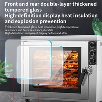 Four à convection professionnel 450 moules pour friteuse à air, nouvelle génération, haute productivité, pour restaurants, hôtels, commerces alimentaires, plaque de grillage incluse