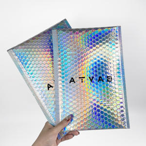 Sacs d'expédition en papier kraft recyclé biodégradable de haute qualité, sacs en papier rembourrés respectueux de l'environnement - Product Image 6