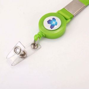 Badge <b>Lanyard</b> Telescopic and Easy-to-pull Card <b>Lanyard</b> Custom-made Work Badge Cover <b>Lanyard</b> Factory Direct Sale - Product Image 3