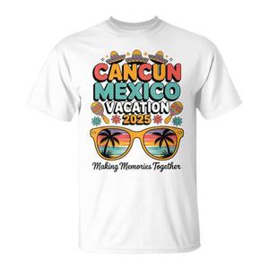 Camiseta de Vacaciones en Cancún, México 2025, Diseño Colorido para Grupo de <span class=keywords><strong>Viaje</strong></span> a la Playa - Product Image 1