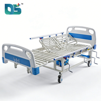 Cama Manual Ajustable de Cinco Funciones con Orificio para Inodoro, Colchón de 6CM y Rotación de 45 Grados para Personas Mayores o con Discapacidad