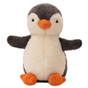 Penjualan terlaris 2024 mainan lembut penguin bayi 20cm 30cm boneka hewan penguin mainan mewah super lembut