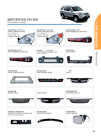 Pour Honda CRV toutes séries, pièces automobiles : phare, feu arrière, pare-chocs avant et arrière, feux de jour DRL, garde-boue, rétroviseur