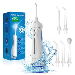 <span class=keywords><strong>Hydropulseur</strong></span> <span class=keywords><strong>dentaire</strong></span> électrique portable sans <span class=keywords><strong>fil</strong></span> rechargeable étanche IPX7 pour le nettoyage des dents, usage domestique et hôtelier - Product Image 1